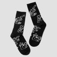 Load image into Gallery viewer, Skateboard Cafe Buddy Socks Black
