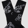 Load image into Gallery viewer, Skateboard Cafe Buddy Socks Black
