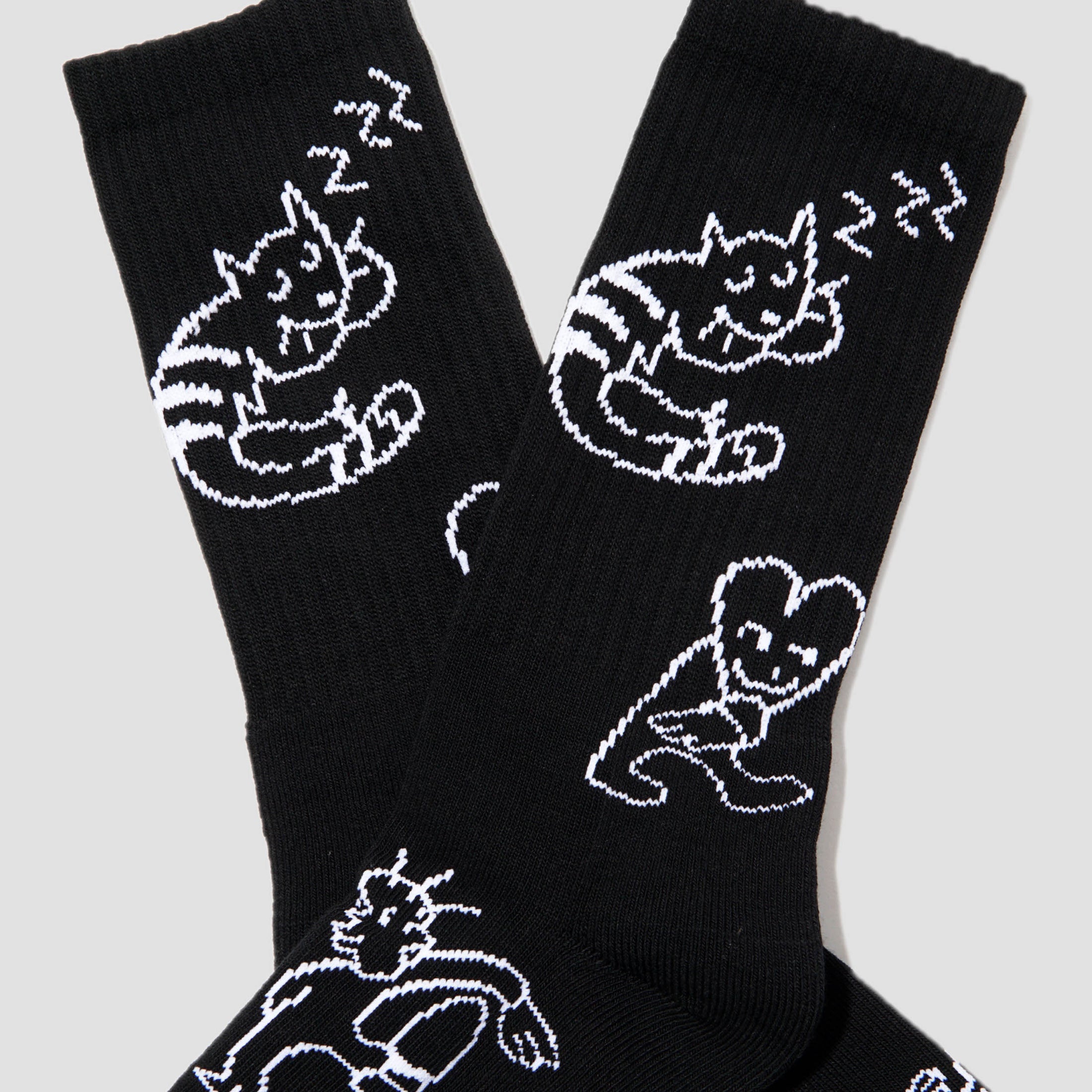 Skateboard Cafe Buddy Socks Black