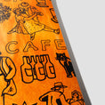 Load image into Gallery viewer, Skateboard Cafe 8.5 Gaurab Sketches Skateboard Deck C2 Shape Orange
