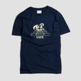 Load image into Gallery viewer, Skateboard Cafe Homeground T-Shirt Navy
