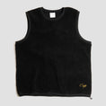 Load image into Gallery viewer, Skateboard Cafe Sherpa Fleece Vest Black
