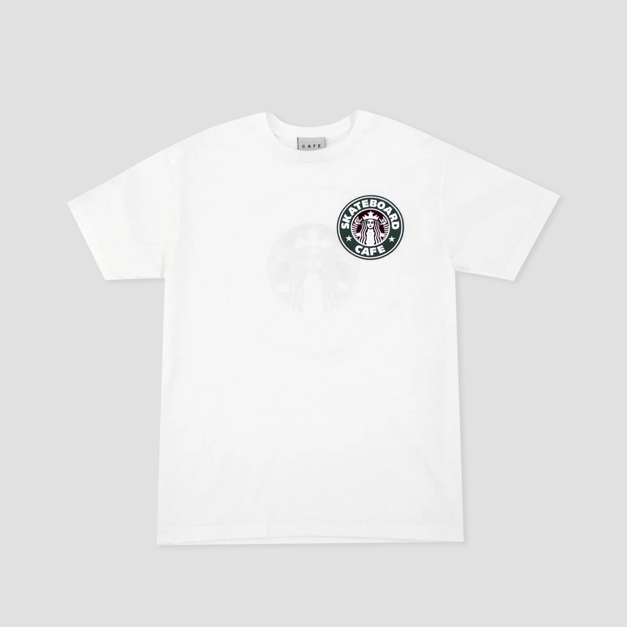 Skateboard Cafe Starf*cks T-Shirt White