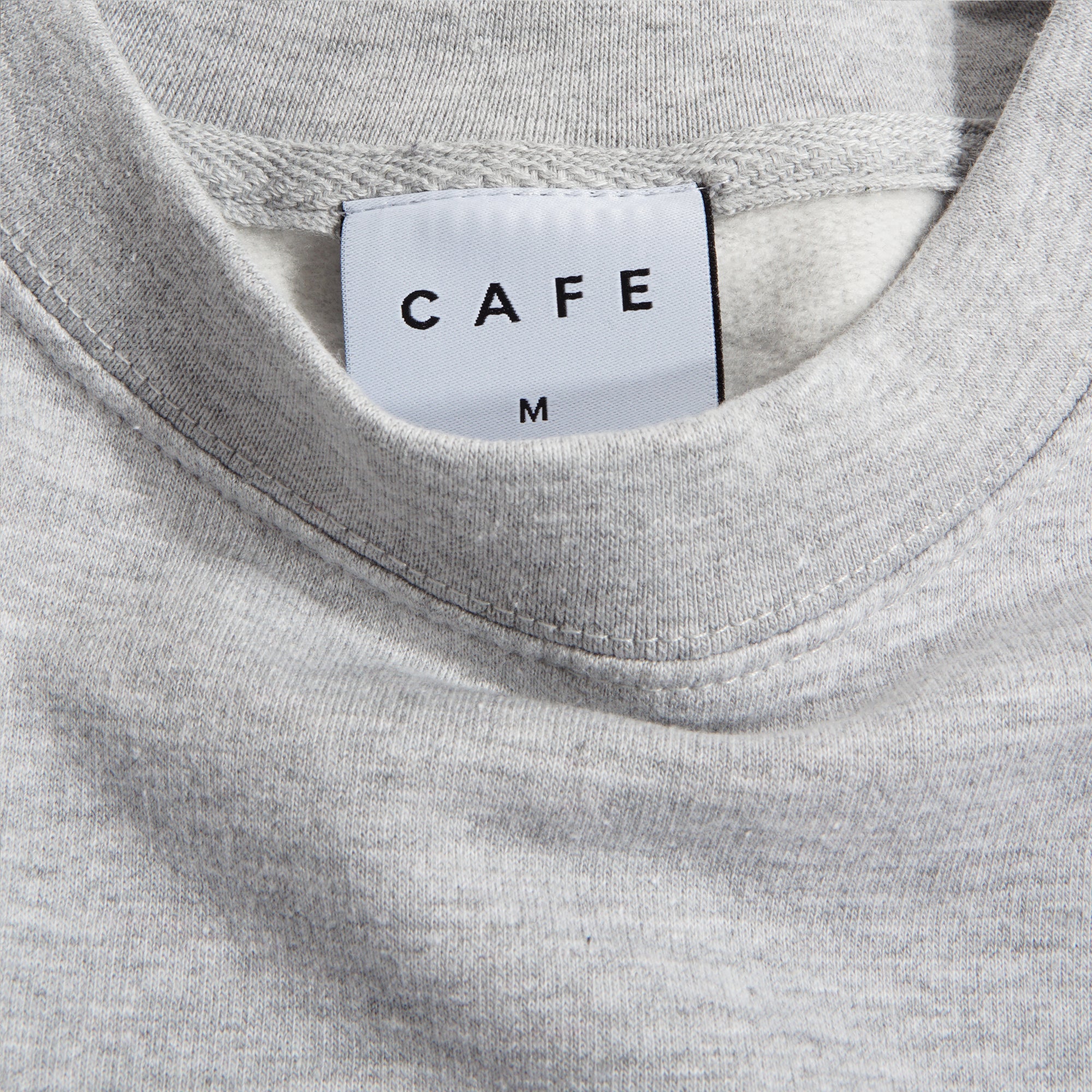 Skateboard Cafe Suited Embroidered Crew Heather Grey