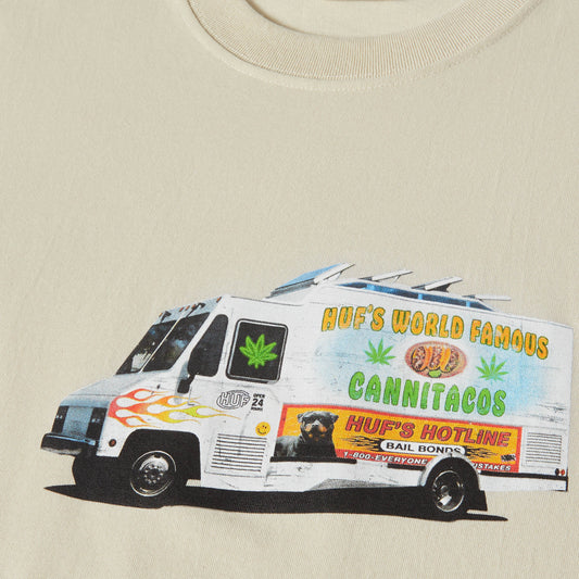 HUF Taco Truck T-Shirt Stone