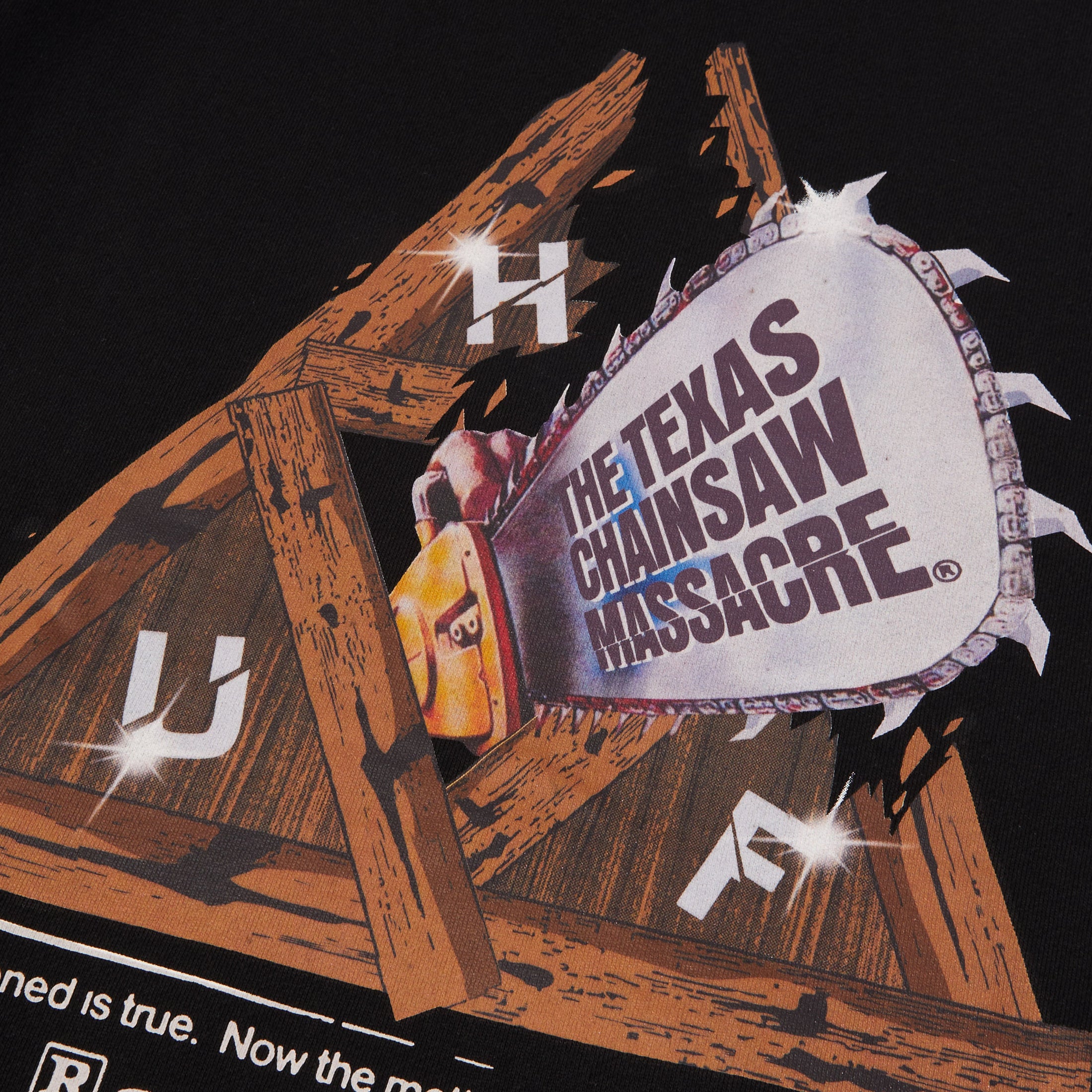 HUF x Texas Chainsaw Massacre TT Hood Black