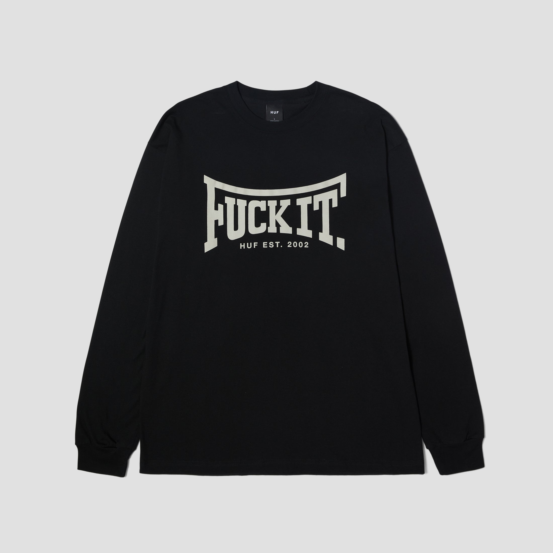 HUF Throwing Hands Longsleeve T-Shirt Black