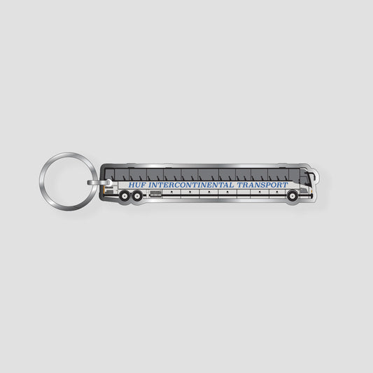 HUF Transport Keychain Silver