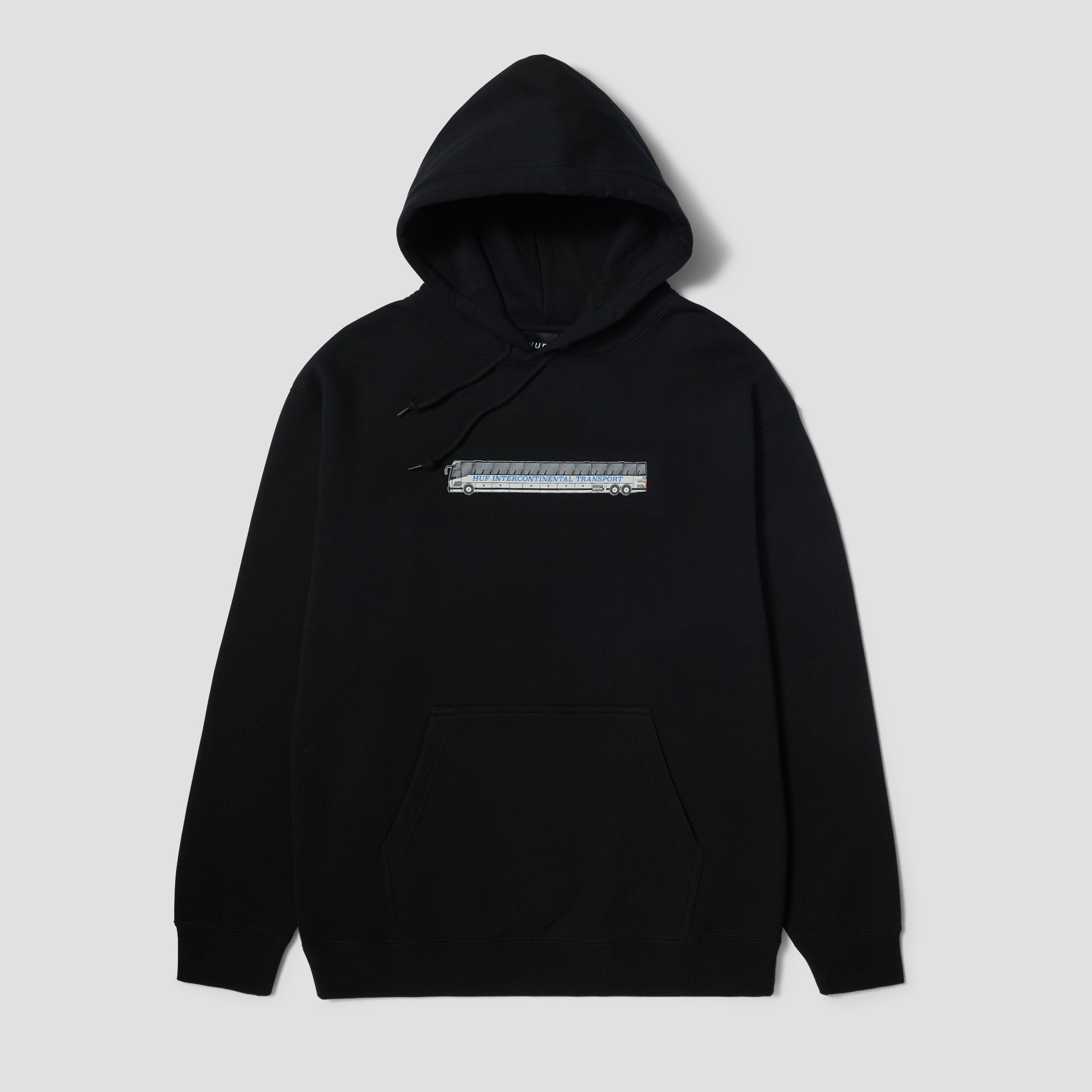 HUF Transport Pullover Hood Black