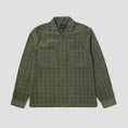 Load image into Gallery viewer, HUF Trenton Zip Shacket Olive
