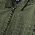 Load image into Gallery viewer, HUF Trenton Zip Shacket Olive
