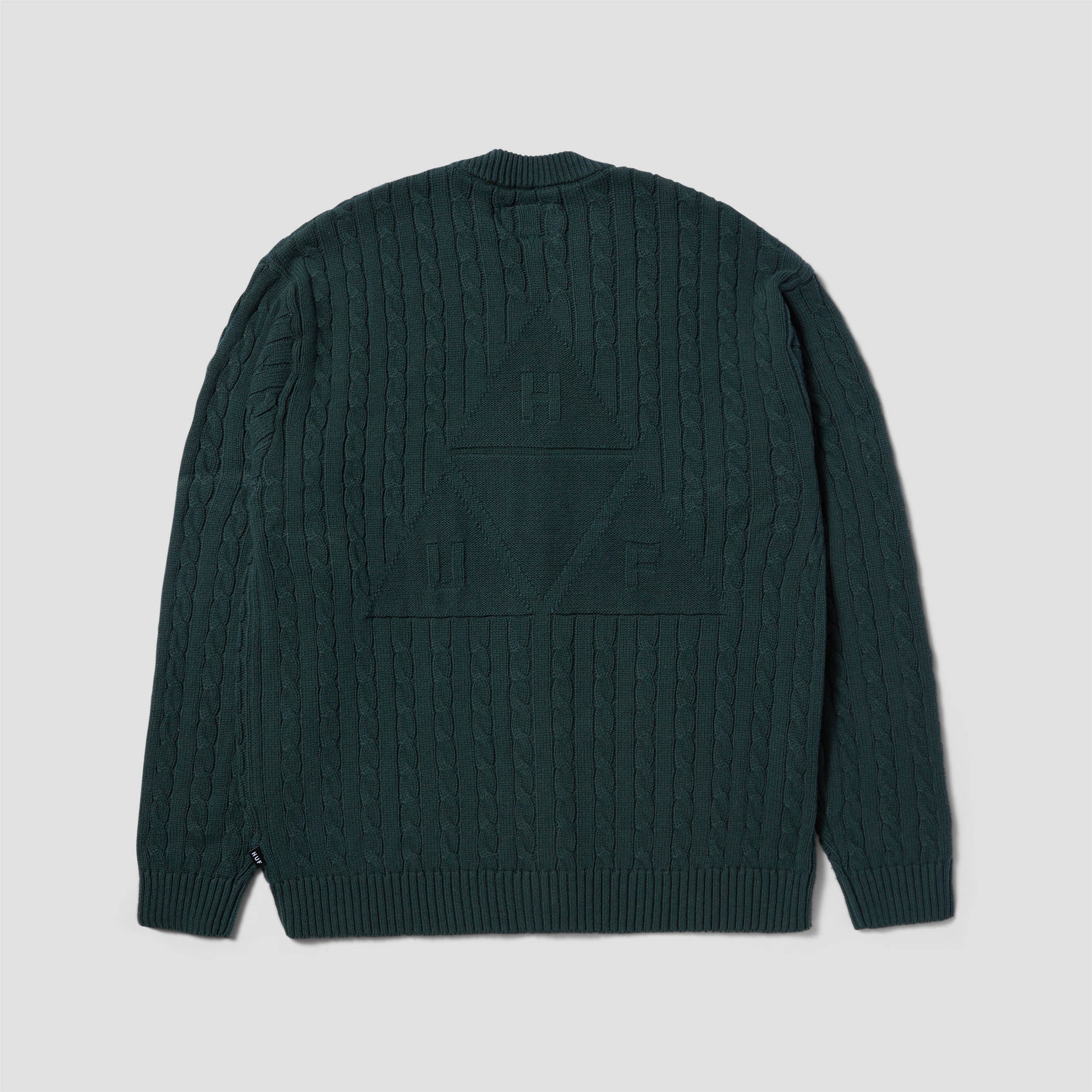 HUF TT Jacquard Cardigan Hunter Green