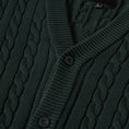 Load image into Gallery viewer, HUF TT Jacquard Cardigan Hunter Green
