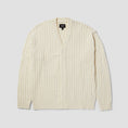 Load image into Gallery viewer, HUF TT Jacquard Cardigan Natural
