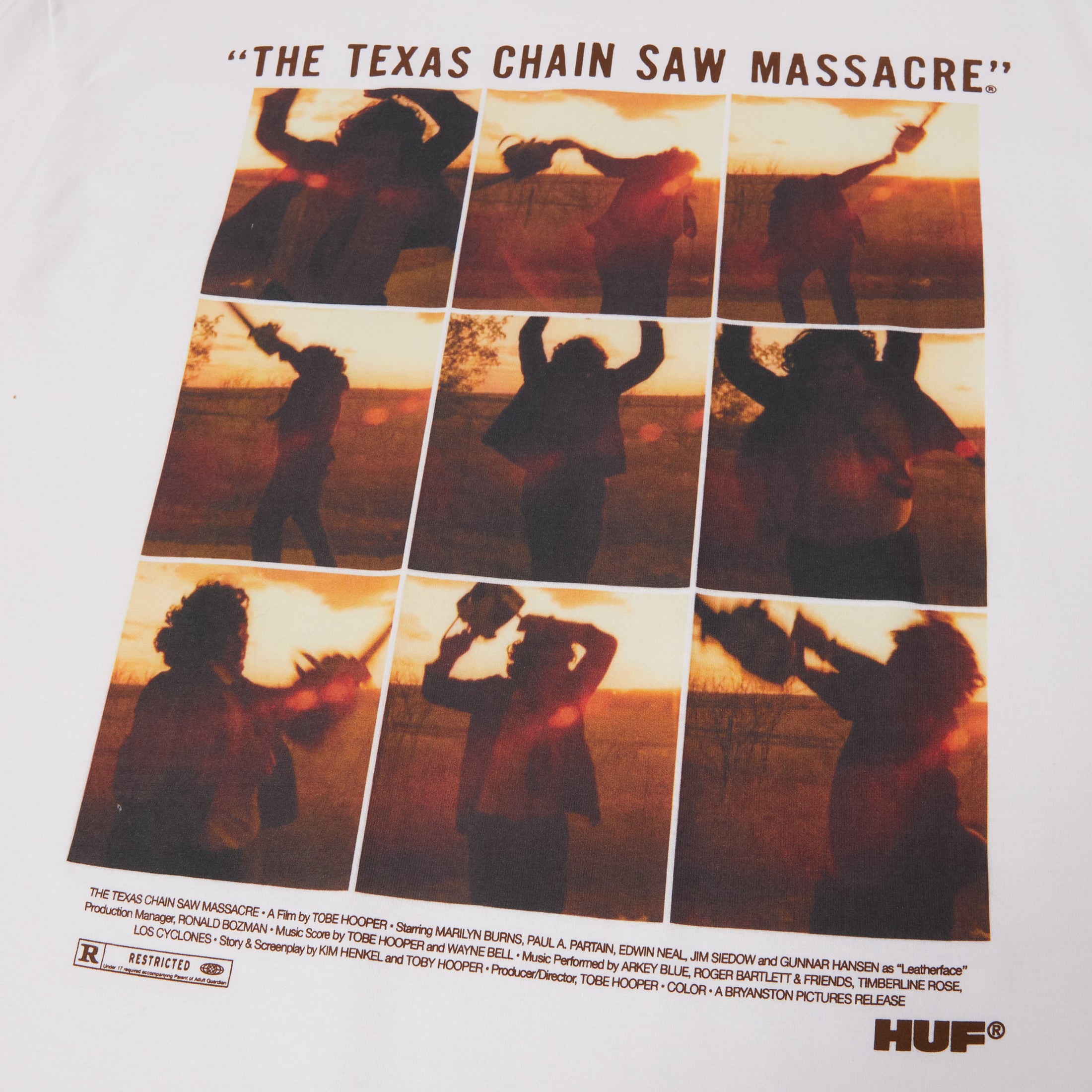 HUF x Texas Chainsaw Massacre Unparalleled Terror T-Shirt White