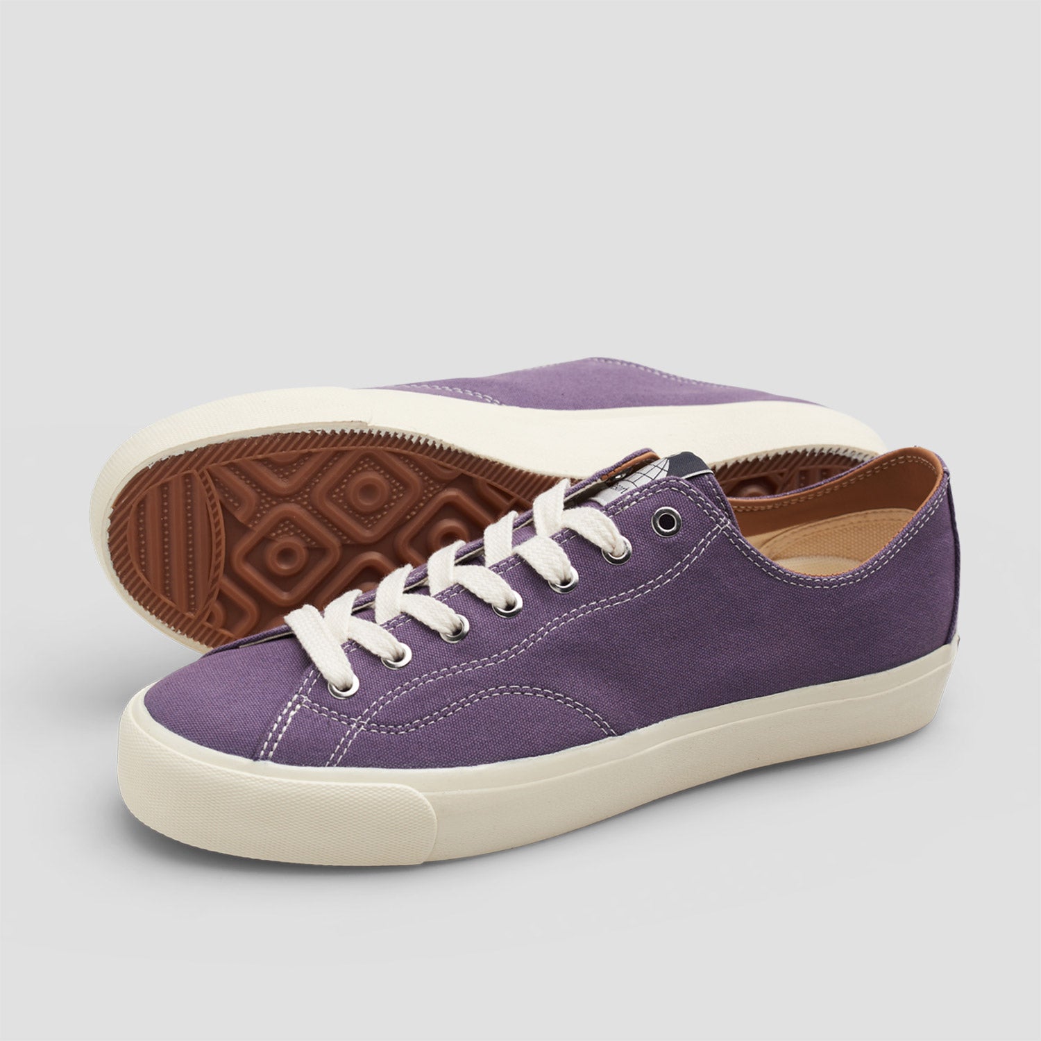 Last Resort AB VM003 LO Canvas Skate Shoes Purple Haze / White