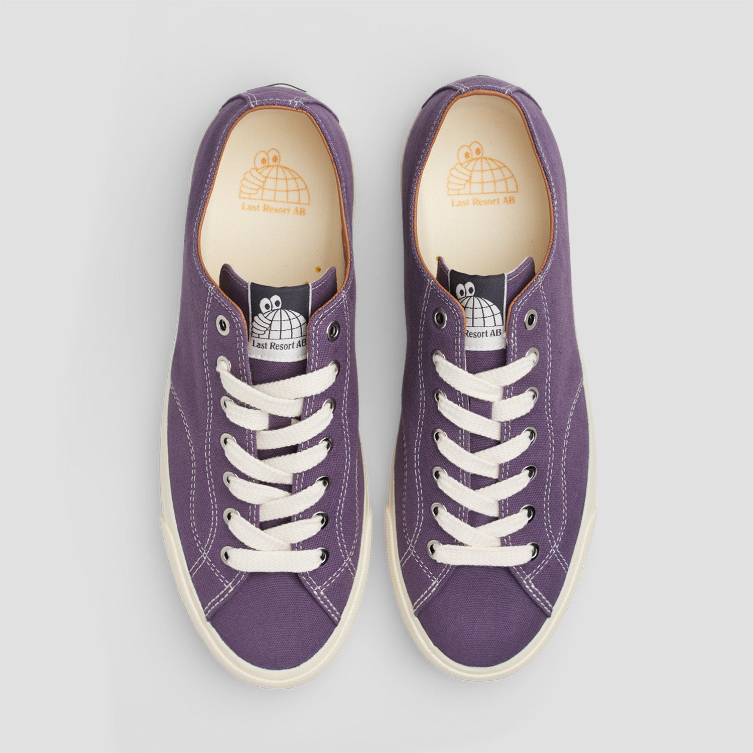 Last Resort AB VM003 LO Canvas Skate Shoes Purple Haze / White