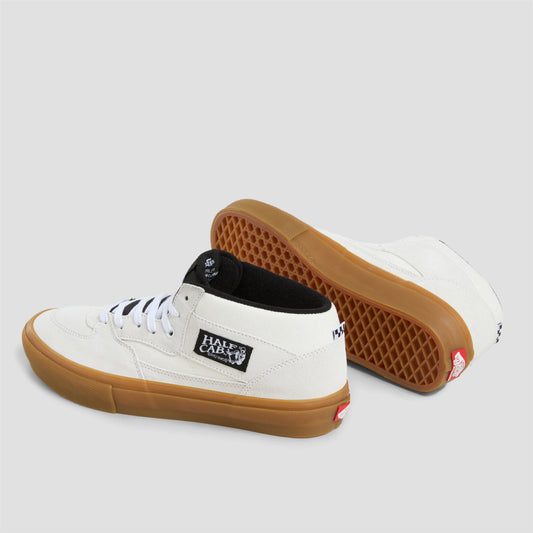 Vans Skate Half Cab Skate Shoes Antique White / Gum