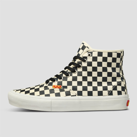 Vans Skate Authentic High Andrew Allen Skate Shoes Checkerboard