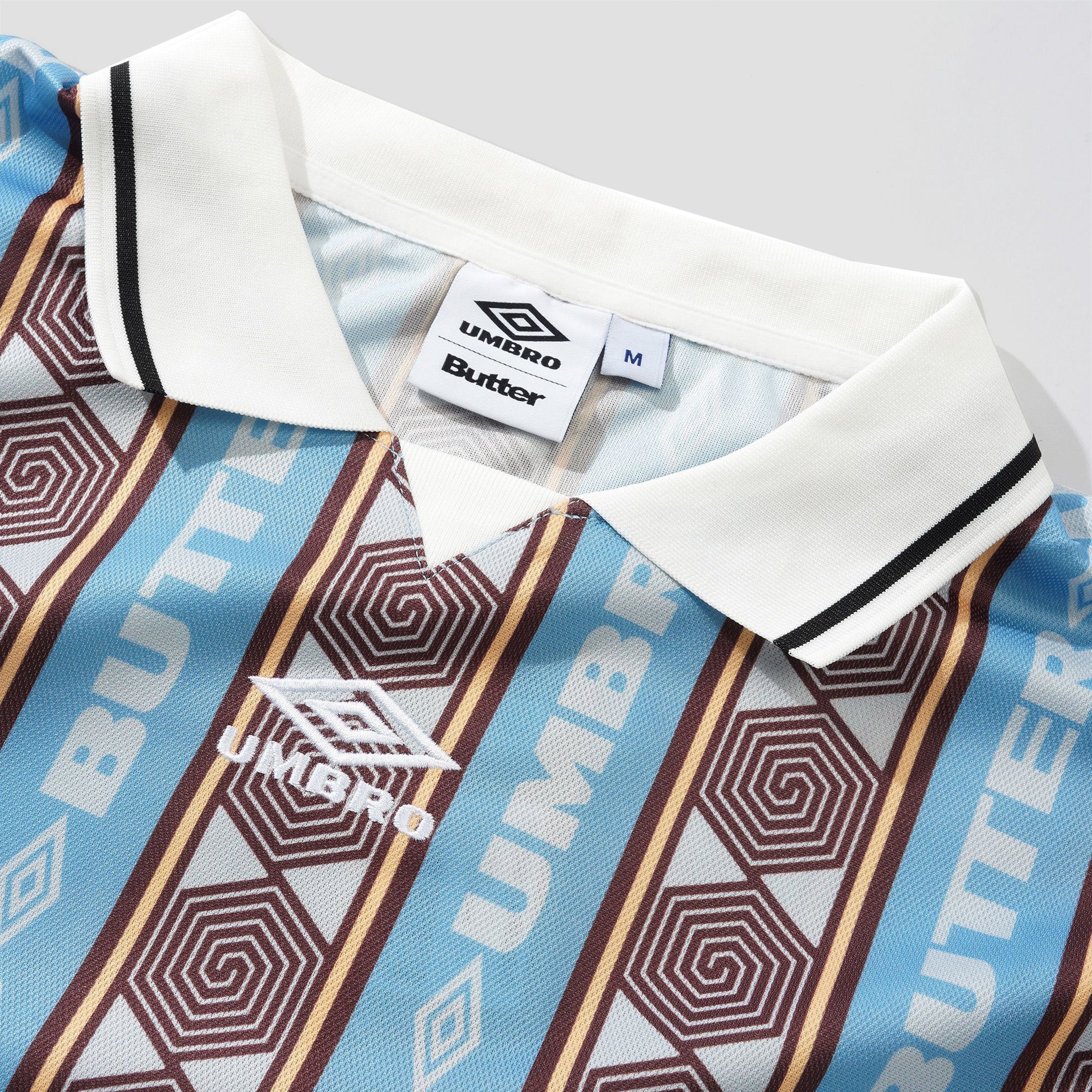 Butter Goods x Umbro Vert Jersey Sky / Brown