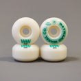Load image into Gallery viewer, Wayward 51 mm 101a Tom Snape Classic Pro Skateboard Wheels White / Green
