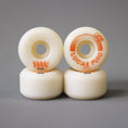 Load image into Gallery viewer, Wayward 52 mm 101a Lucas Puig Funnel Pro Skateboard Wheels White / Orange
