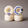Load image into Gallery viewer, Wayward 51 mm 101a Rodrigo Tx Funnel Pro Skateboard Wheels White / Royal / Green

