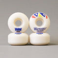 Load image into Gallery viewer, Wayward 52 mm 101a Tom Snape Classic Pro Skateboard Wheels White / Blue
