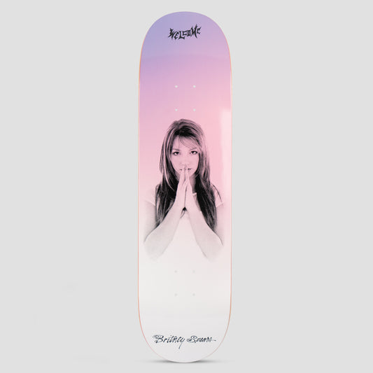 Welcome X Britney 8.25 Believe on Popsicle Skateboard Deck Pearl Fade