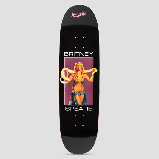 Welcome X Britney 8.8 Snake on Son of Boline Skateboard Deck Black/Pink Foil