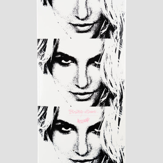 Welcome X Britney 8.5 Till The World Ends on Popsicle Skateboard Deck White Dip