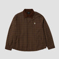 Load image into Gallery viewer, HUF Weston Fleece Crew Lined Shacket Espresso
