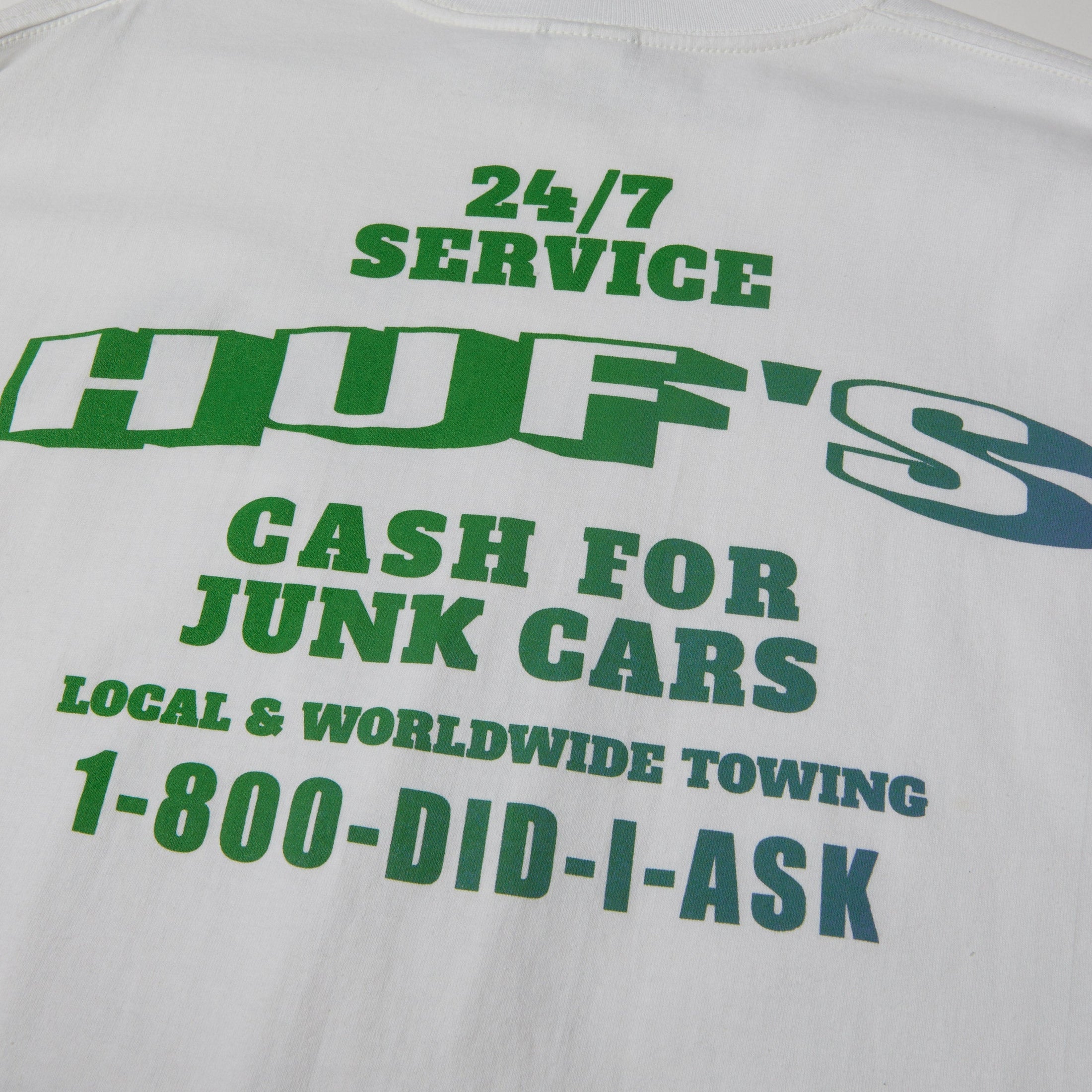 Huf Worldwide Towing Longsleeve T-Shirt White