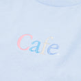 Load image into Gallery viewer, Skateboard Cafe Wayne Embroidered T-Shirt Powder Blue
