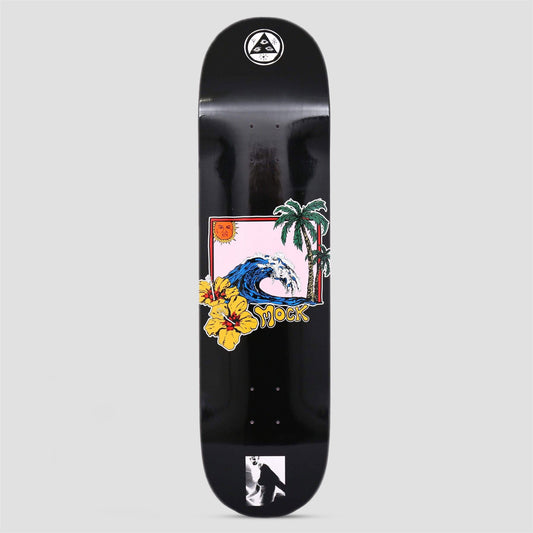 Welcome 8.38 Evan Mock Mana On Pele Skateboard Deck Black