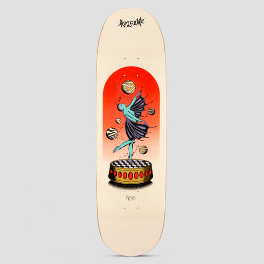 Welcome 9.0 Dancer on Baculus 2.0 Skateboard Deck Bone / Gold Foil