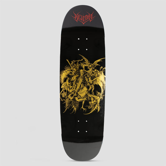 Welcome 9.5 Saint on Boline 2.0 Skateboard Deck Black / Gold Foil