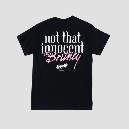 Welcome X Britney Daisies T-Shirt Black
