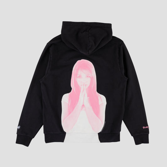 Welcome X Britney Believe Pigment-Dyed Hood Black