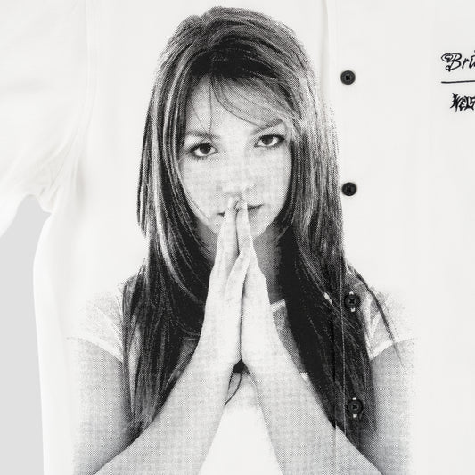 Welcome X Britney Rayon Photo Shirt White