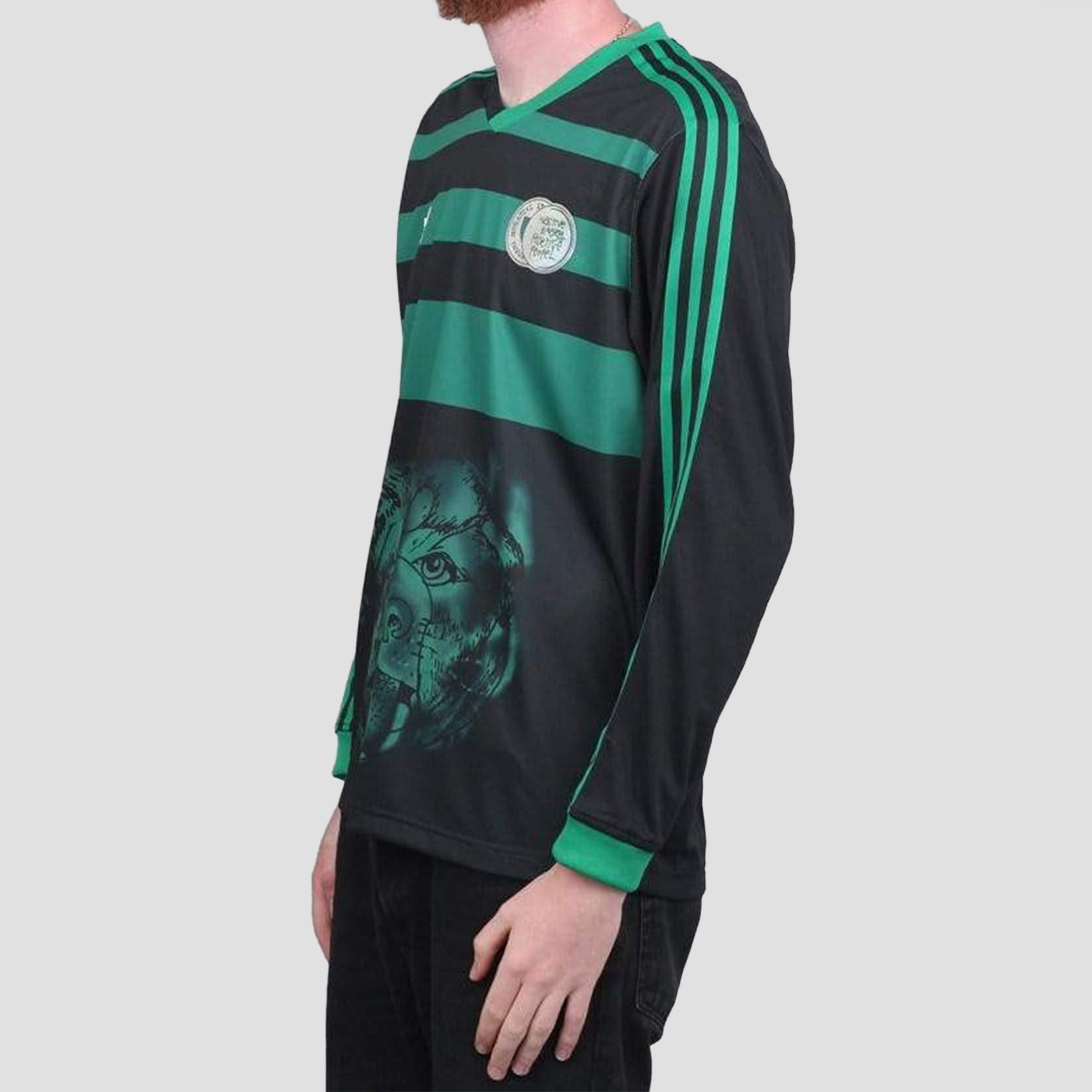 adidas Tyshawn Longsleeve Jersey Black Green from Slam City