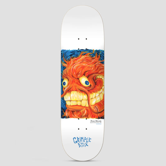 Anti Hero 9.02 Grimplestix Fine Art Hewitt White / Orange Skateboard Deck