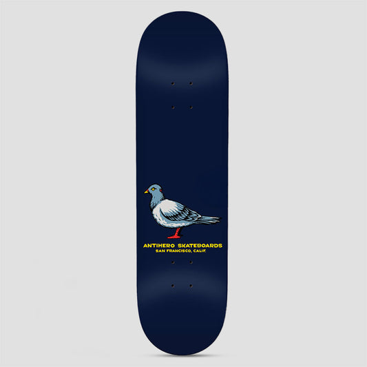 Antihero 8.5 Team Pigeon Skateboard Deck Navy