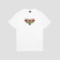 Load image into Gallery viewer, PassPort Emblem Applique T-Shirt White
