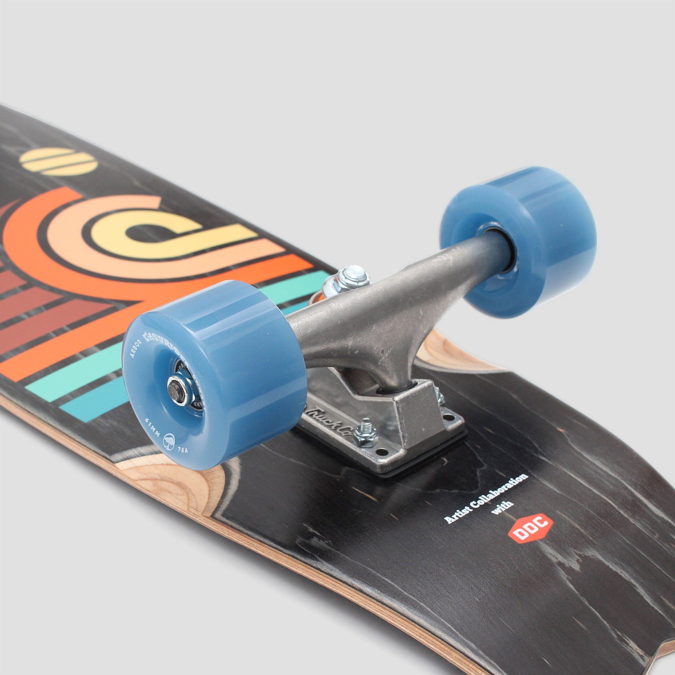 Arbor 32 Artist Draplin Sizzler Complete Skateboard Cruiser