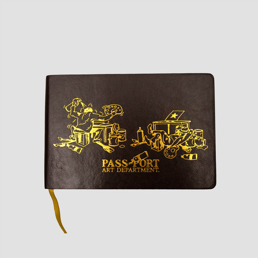 PassPort Art Dept. Sketchbook Brown / Gold