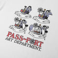 Load image into Gallery viewer, PassPort Art Dept. T-Shirt White
