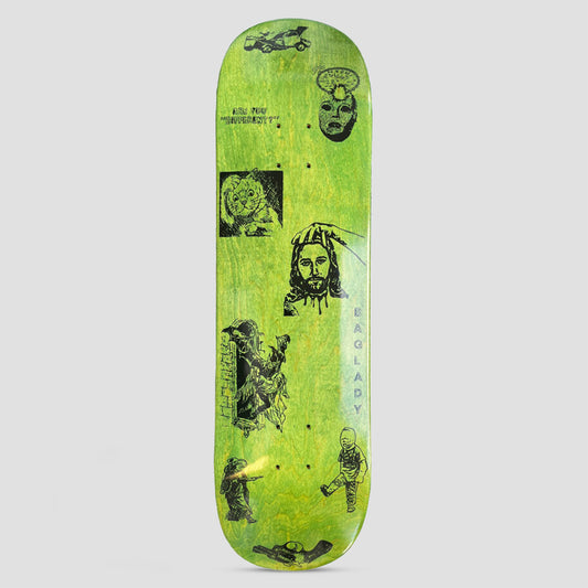 Baglady 8.375 Didactic Skateboard Deck Green