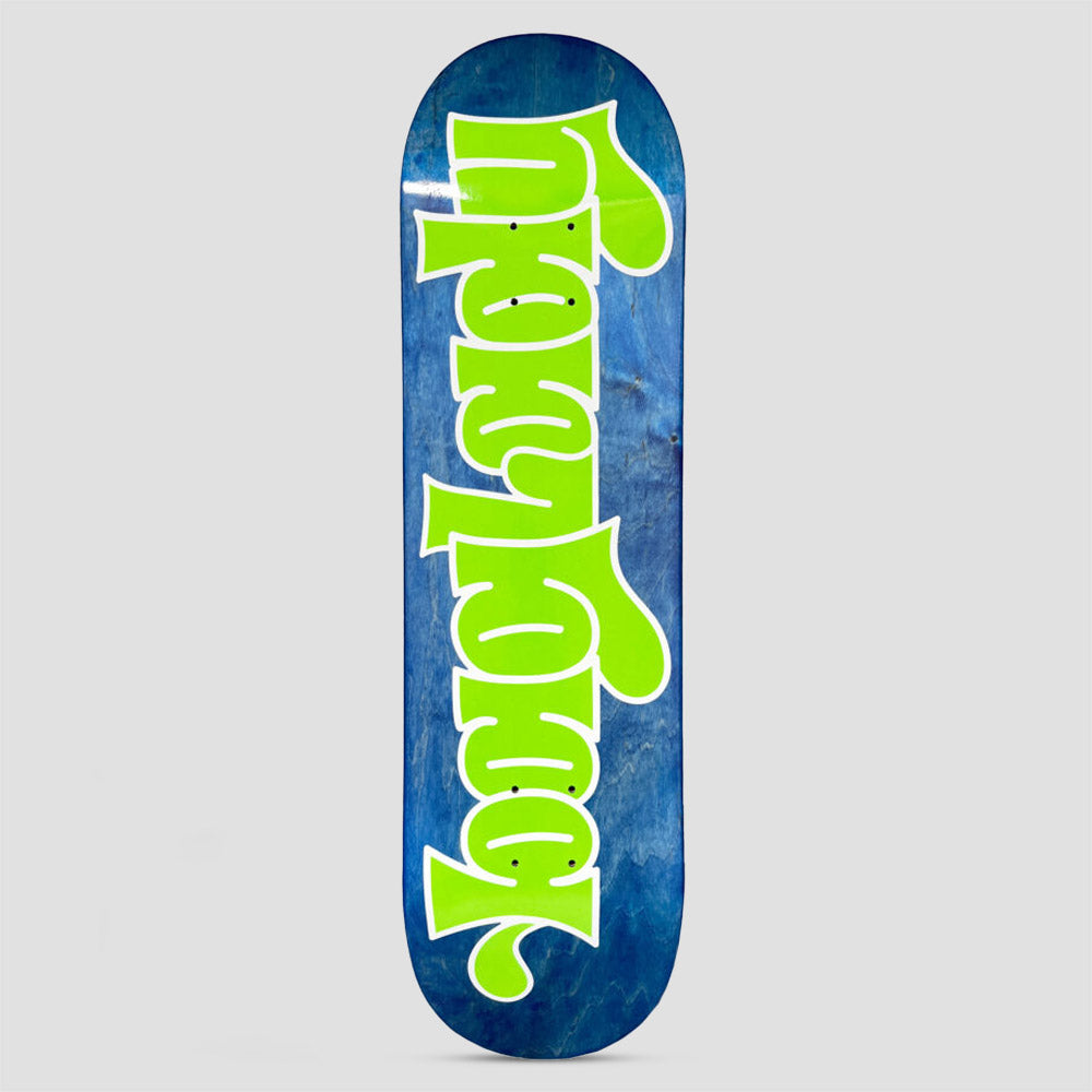 Baglady 8.125 Throw Up Skateboard Deck Blue