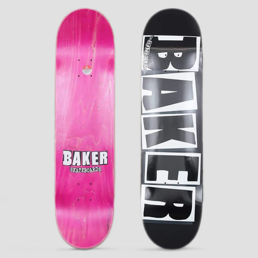 Baker 8.475 Logo Skateboard Deck Black / White